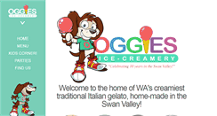 Desktop Screenshot of oggiesicecreamcafe.com